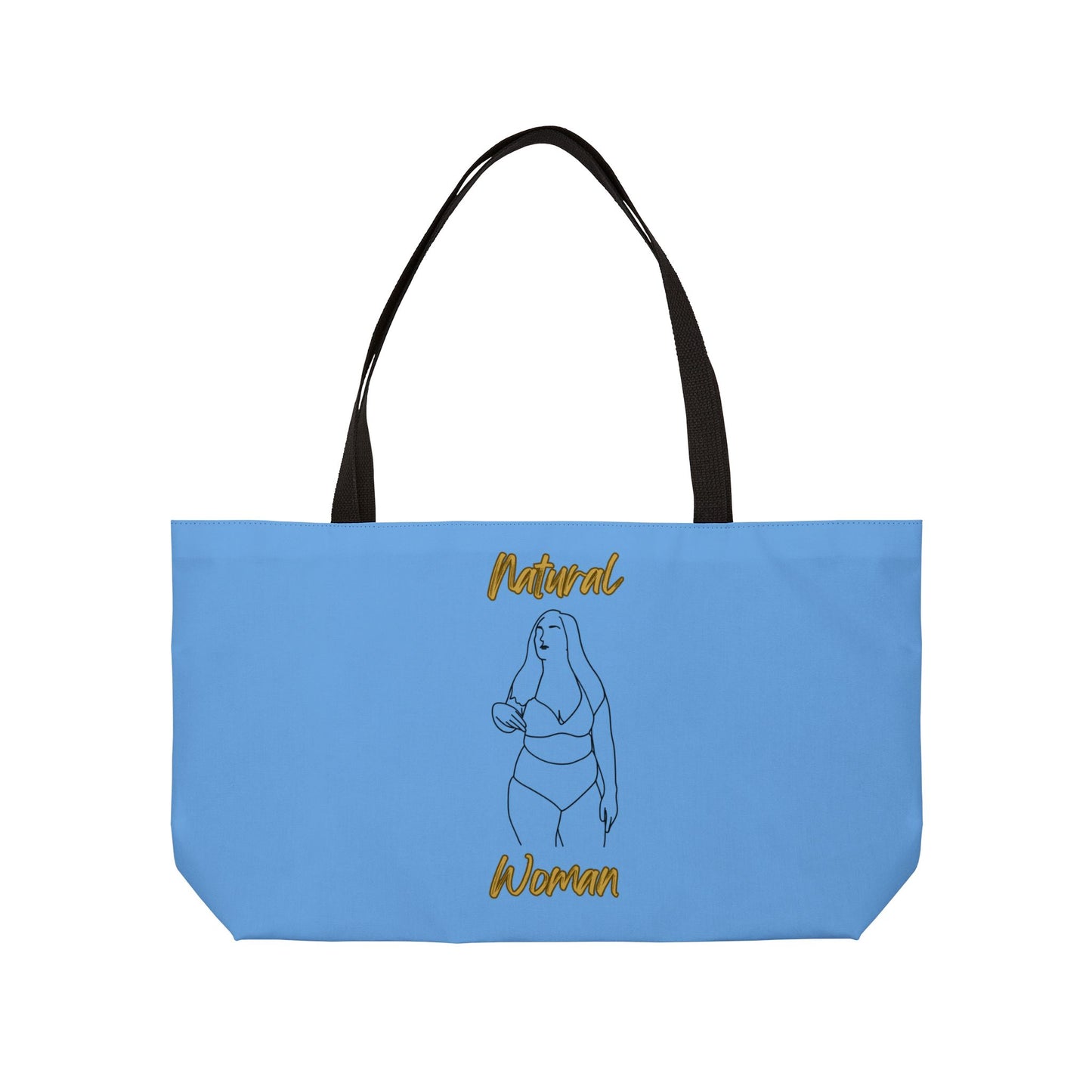 Natural Woman Full Beauty (BL) Weekender Tote Bag LIGHT BLUE