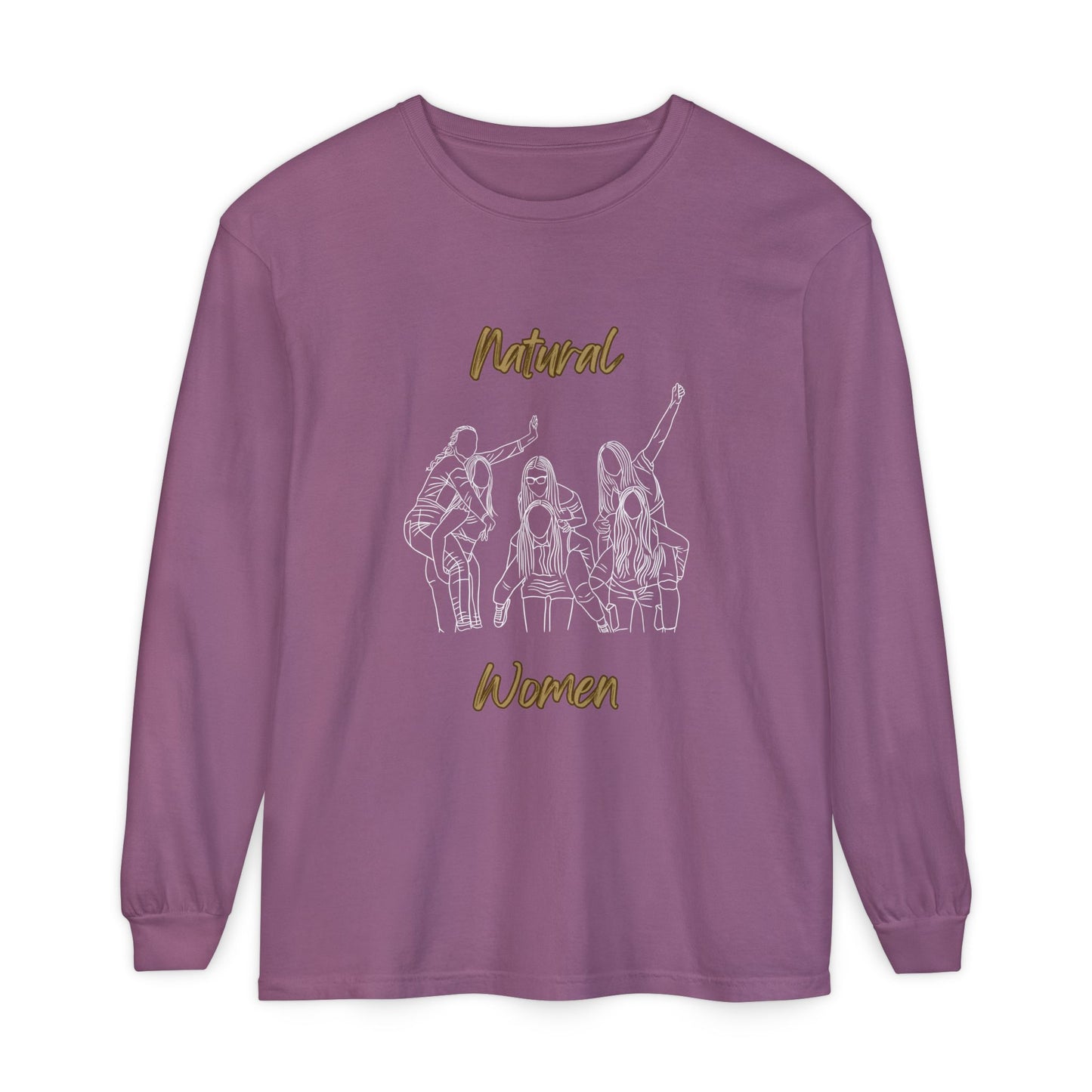 Natural Women Piggy Back (WL) Long Sleeve T-Shirt