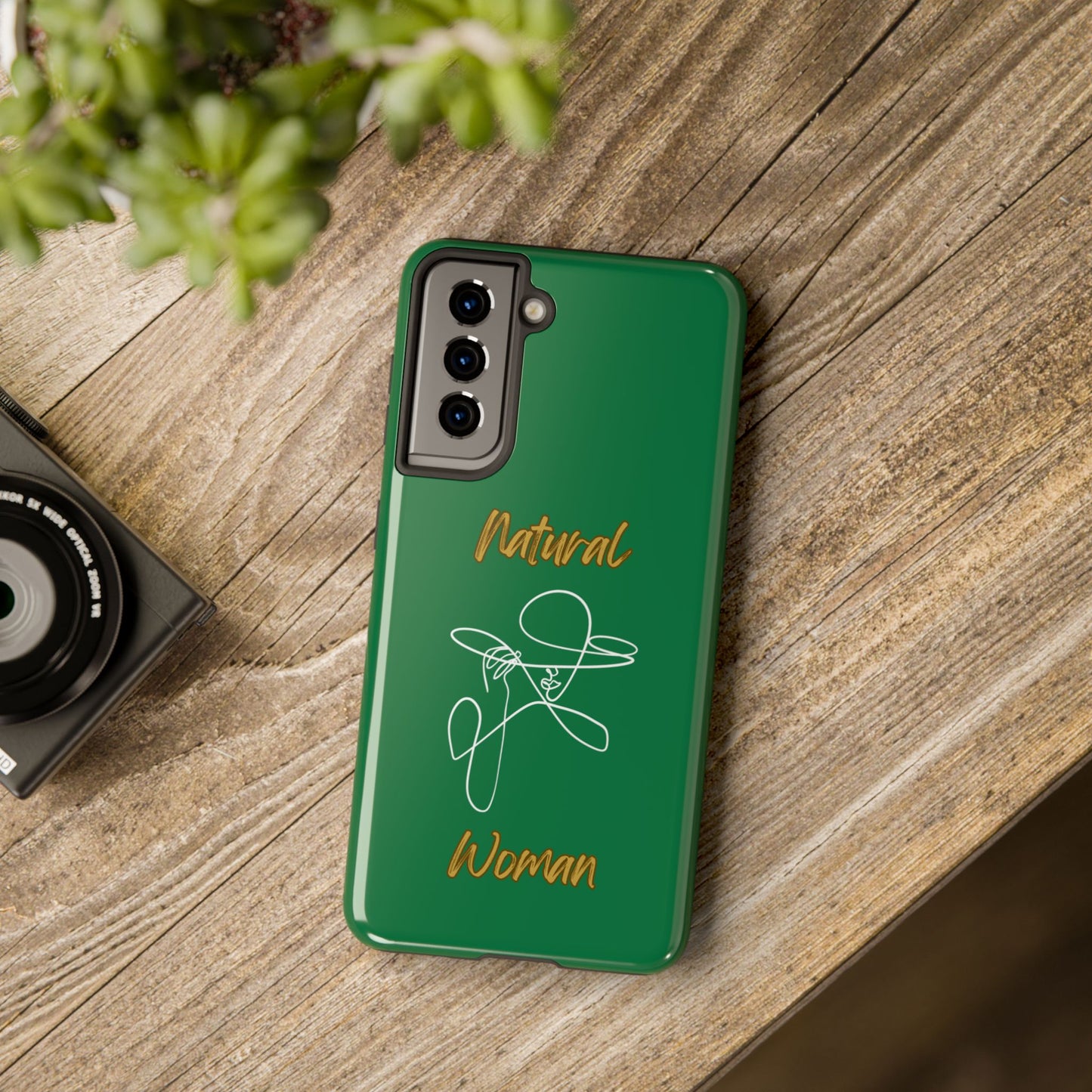 Natural Woman An Original (WL)Tough Phone Cases DARK GREEN