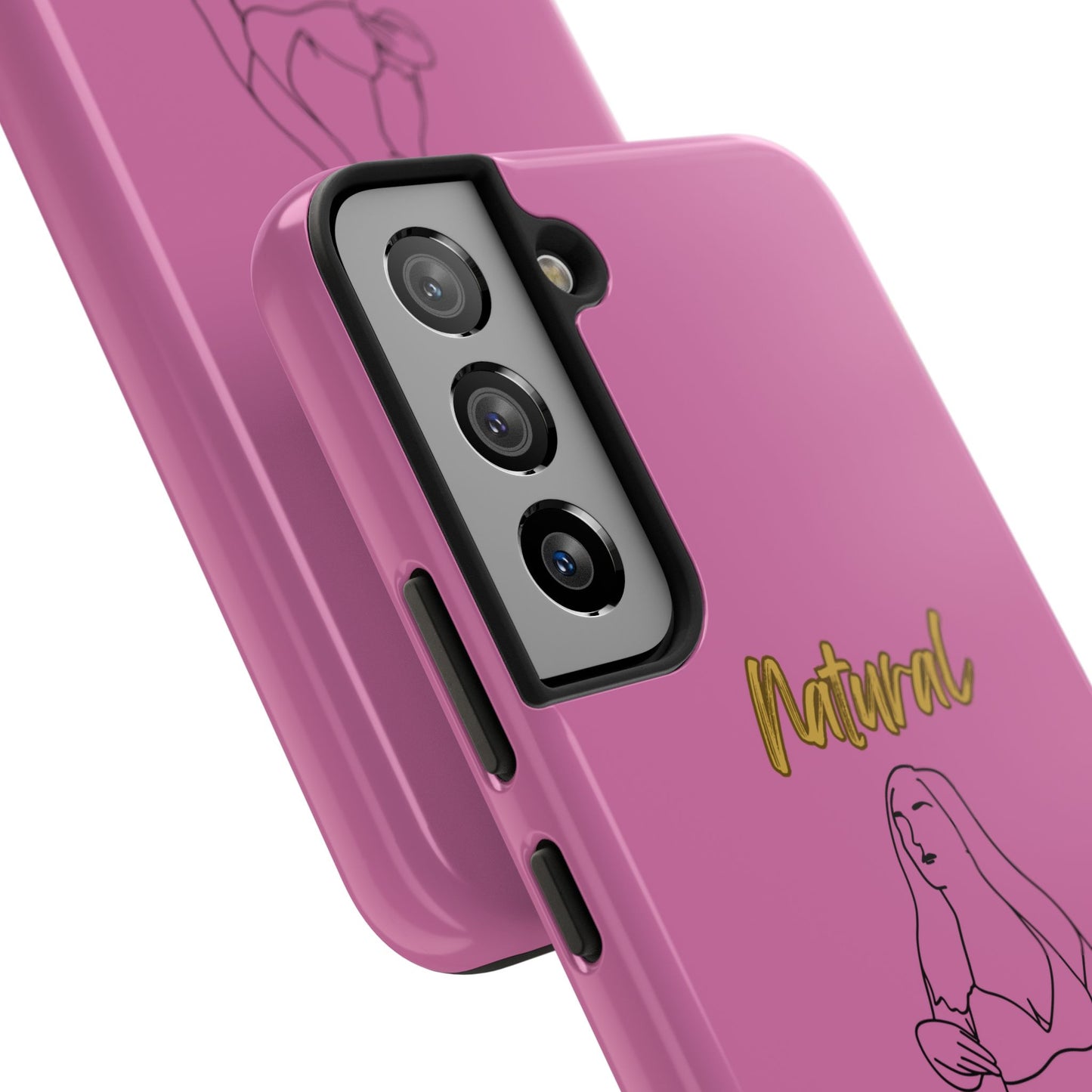 Natural Woman Full Beauty (BL)Tough Phone Cases LIGHT PINK