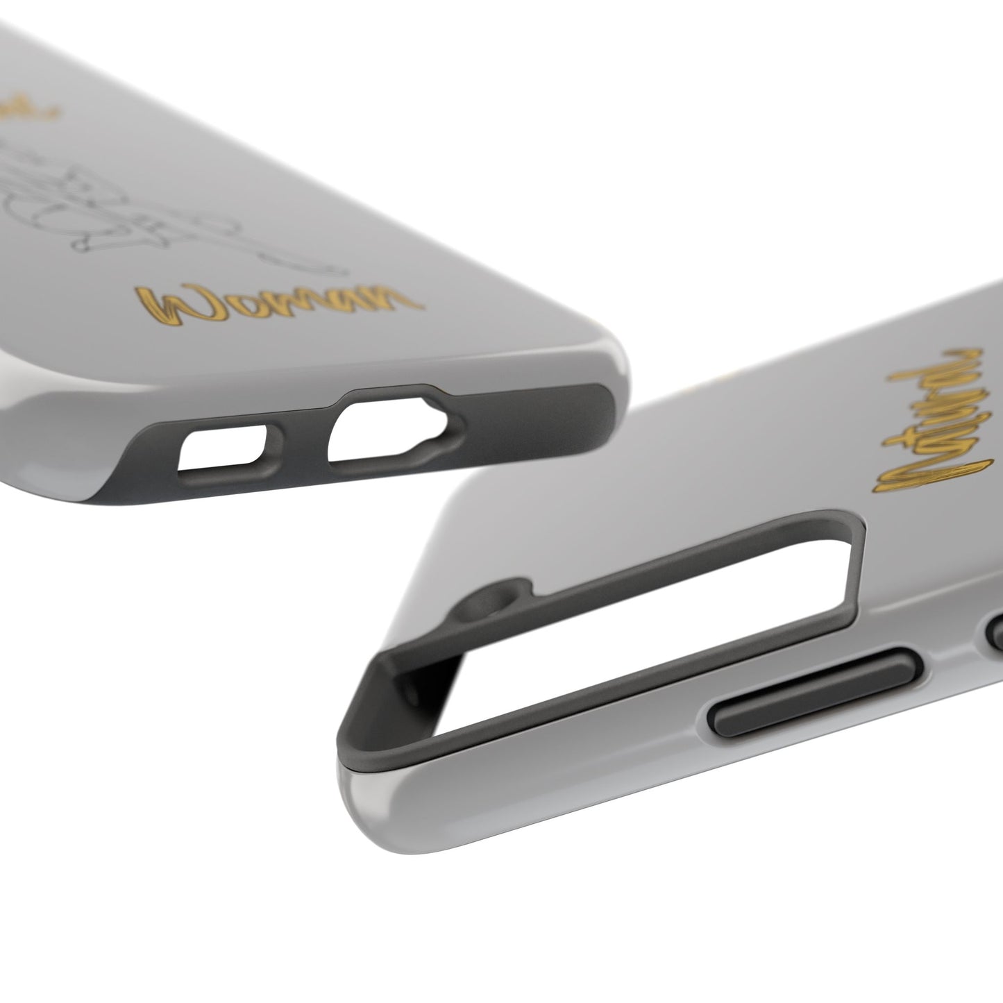 Natural Woman Shoulder Action (BL)Tough Phone Cases LIGHT GREY