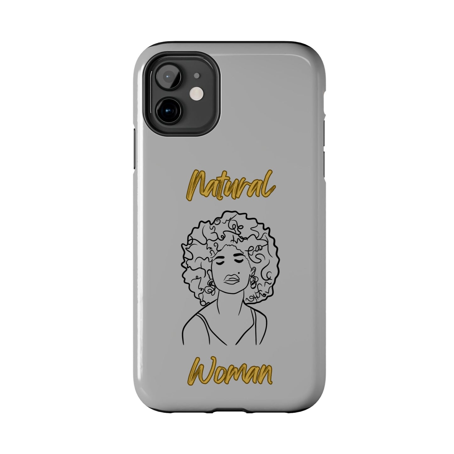 Natural Woman All About Me (BL)Tough Phone Cases LIGHT GREY