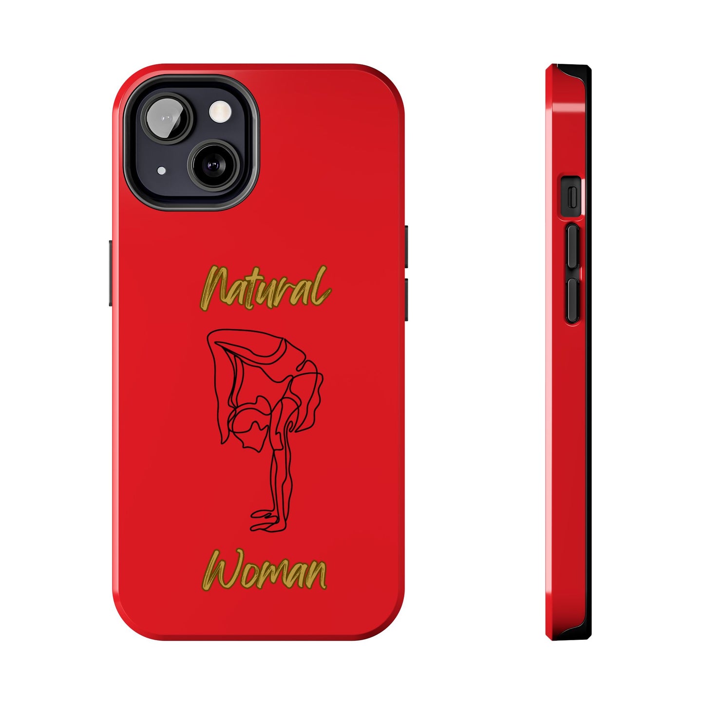 Natural Woman Flexible (BL)Tough Phone Cases RED