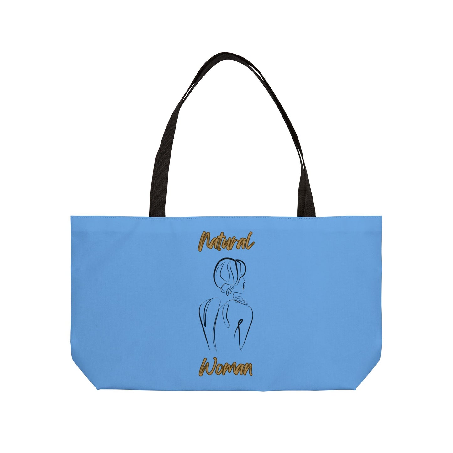 Natural Woman Back (BL) Weekender Tote Bag LIGHT BLUE