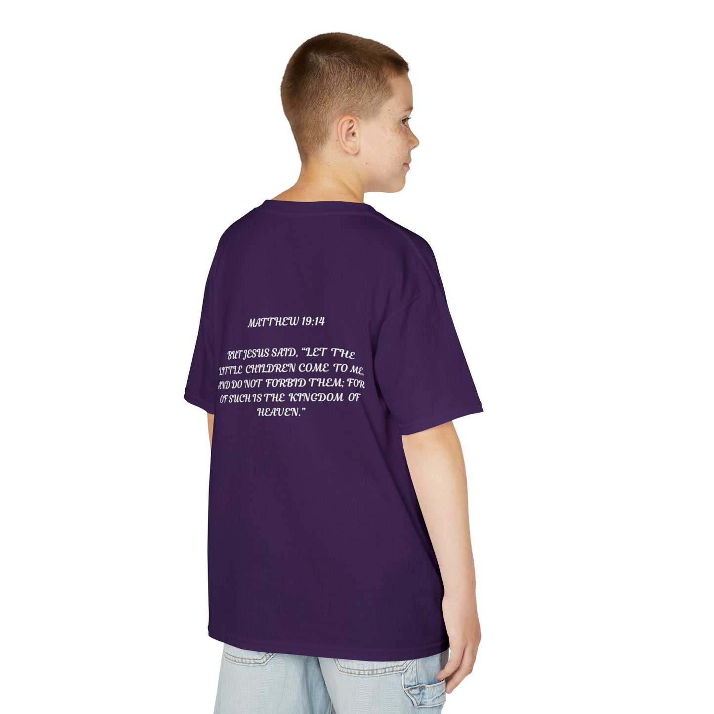Children of the King Inspirational Kids Cotton T-Shirt (BL)