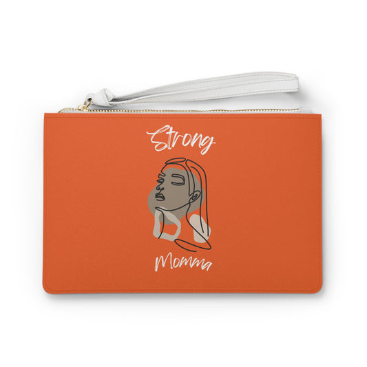 Strong Momma (WL) Clutch Bag ORANGE