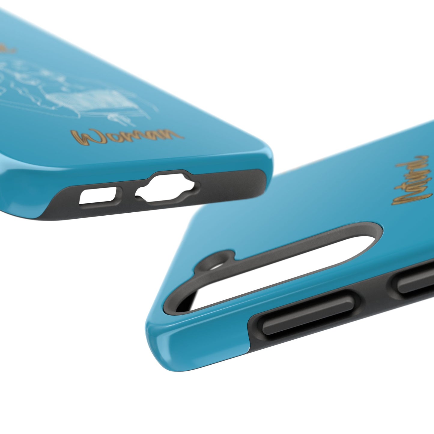 Natural Woman Thinking (WL)Tough Phone Cases TURQUOISE