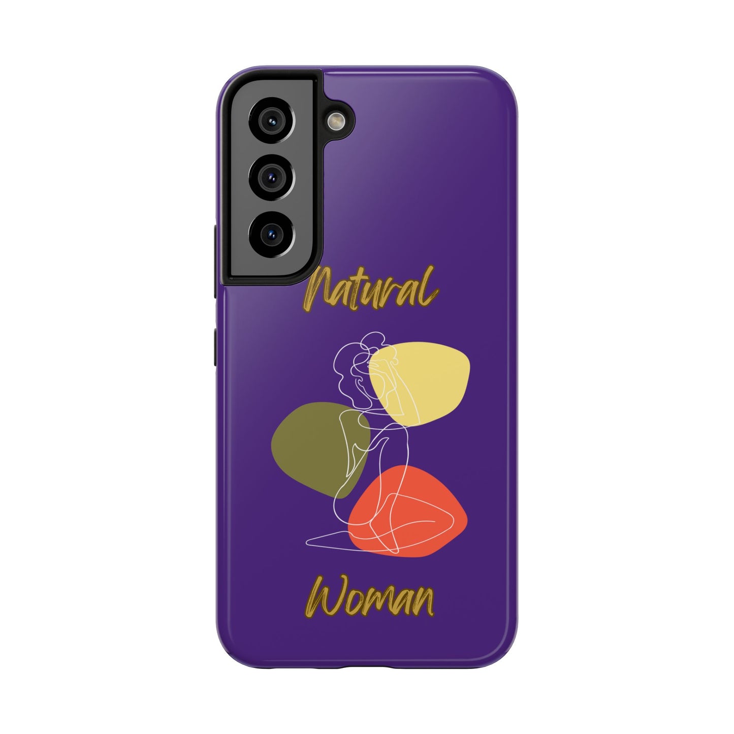 Natural Woman Colorful Pose (WL)Tough Phone Cases PURPLE