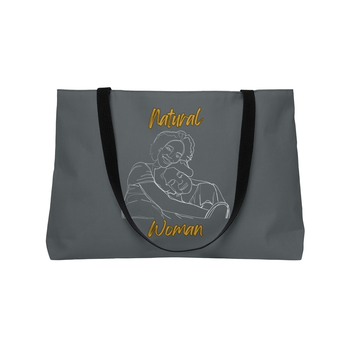 Natural Woman Loving Embrace (WL) Weekender Tote Bag DARK GREY