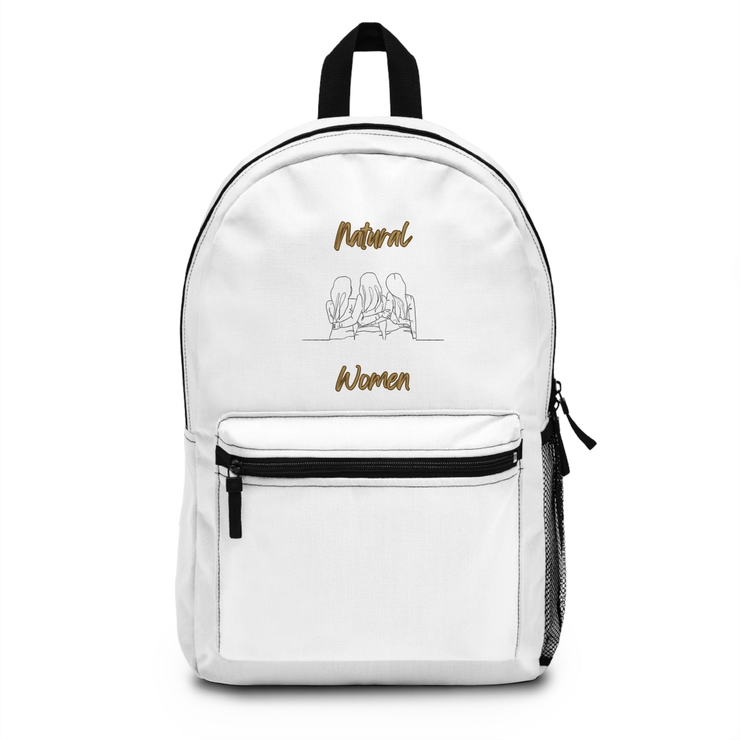 Natural Women Loving Friends (BL) Backpack WHITE