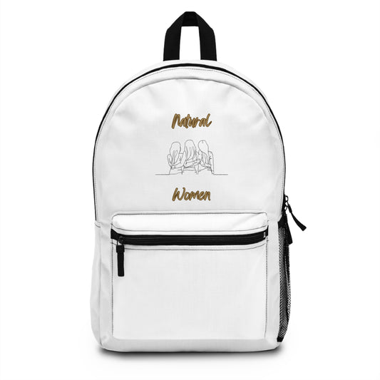 Natural Women Loving Friends (BL) Backpack WHITE