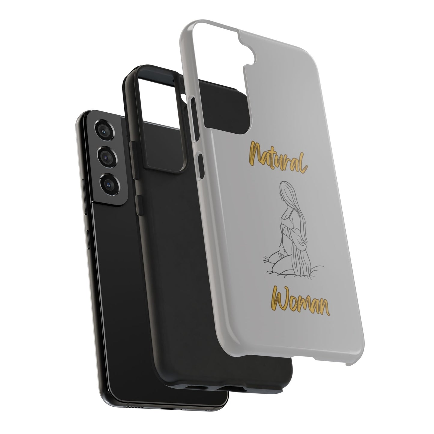 Natural Woman Expecting (BL)Tough Phone Cases LIGHT GREY