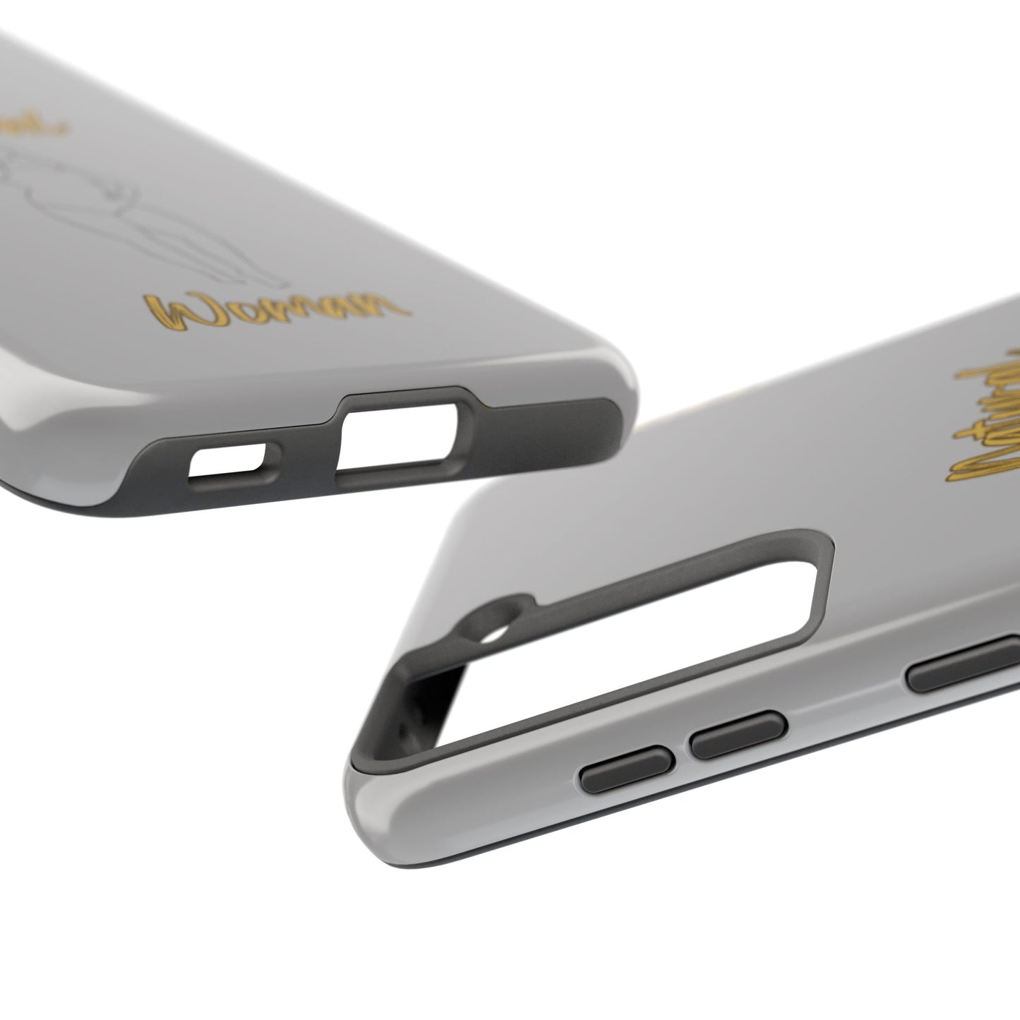 Natural Woman Looking Good (BL)Tough Phone Cases LIGHT GREY
