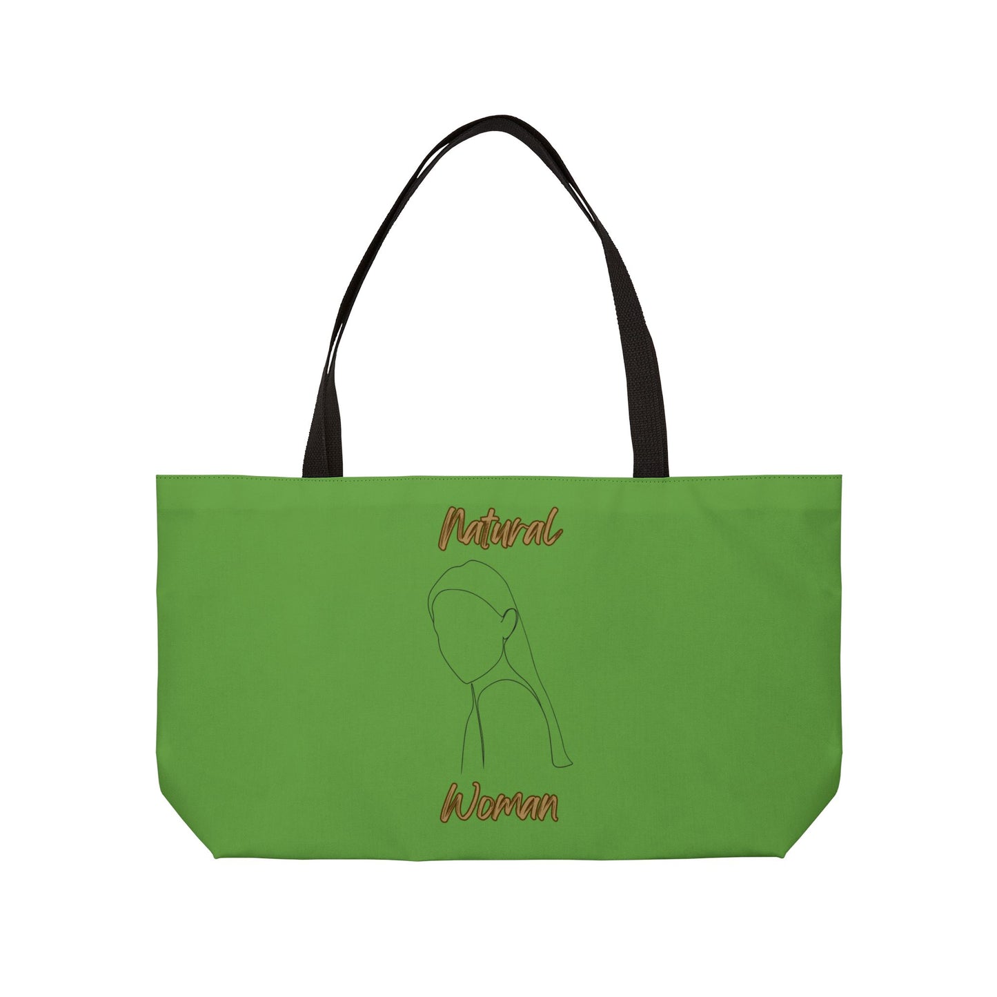 Natural Woman Tilted Look (BL) Weekender Tote Bag GREEN