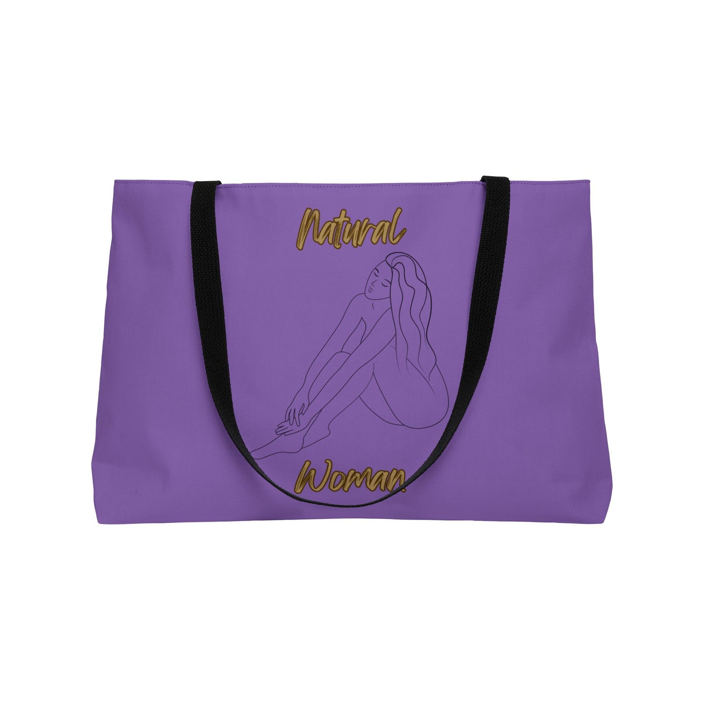 Natural Woman Beauty (BL) Weekender Tote Bag LIGHT PURPLE