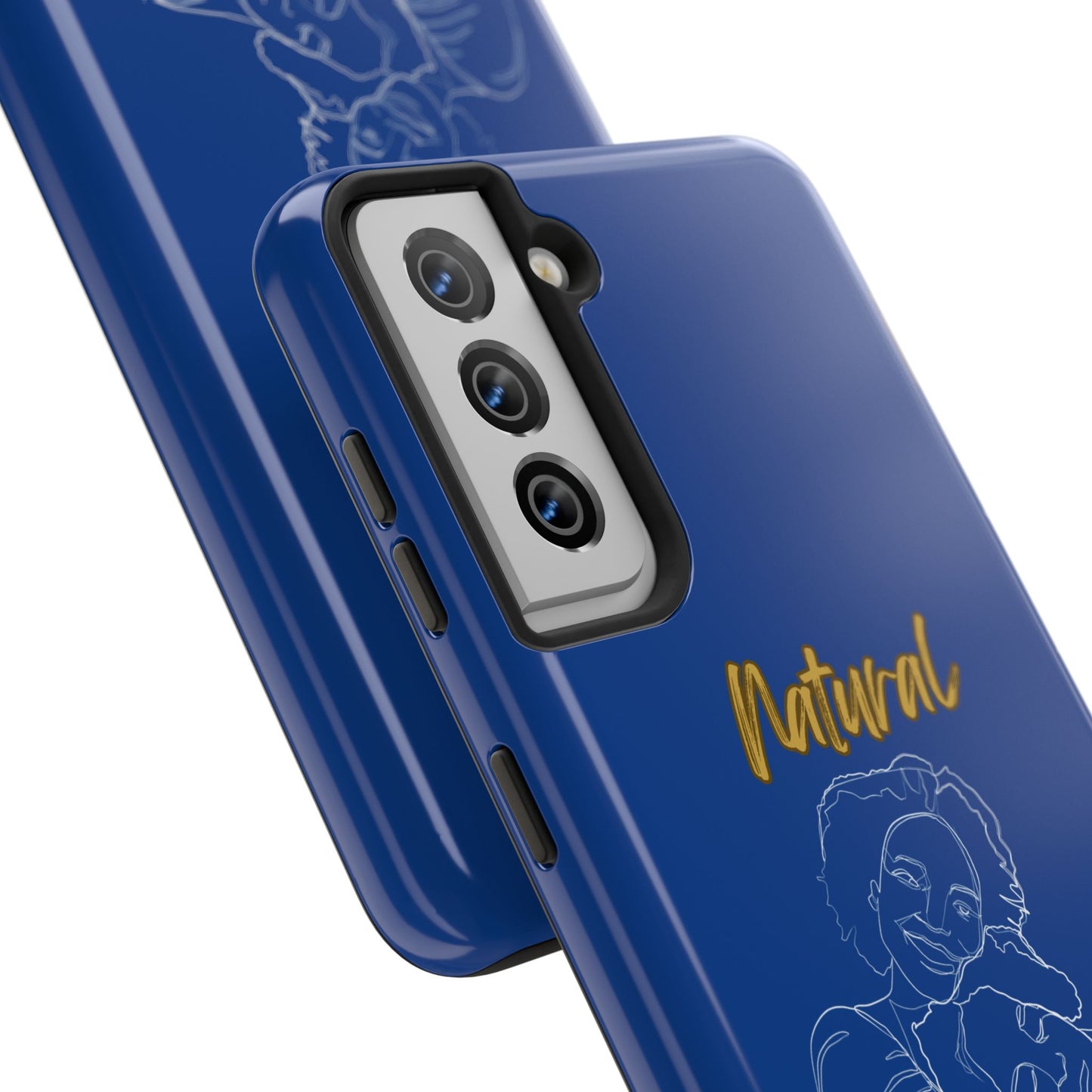 Natural Woman Loving Embrace (WL)Tough Phone Cases DARK BLUE