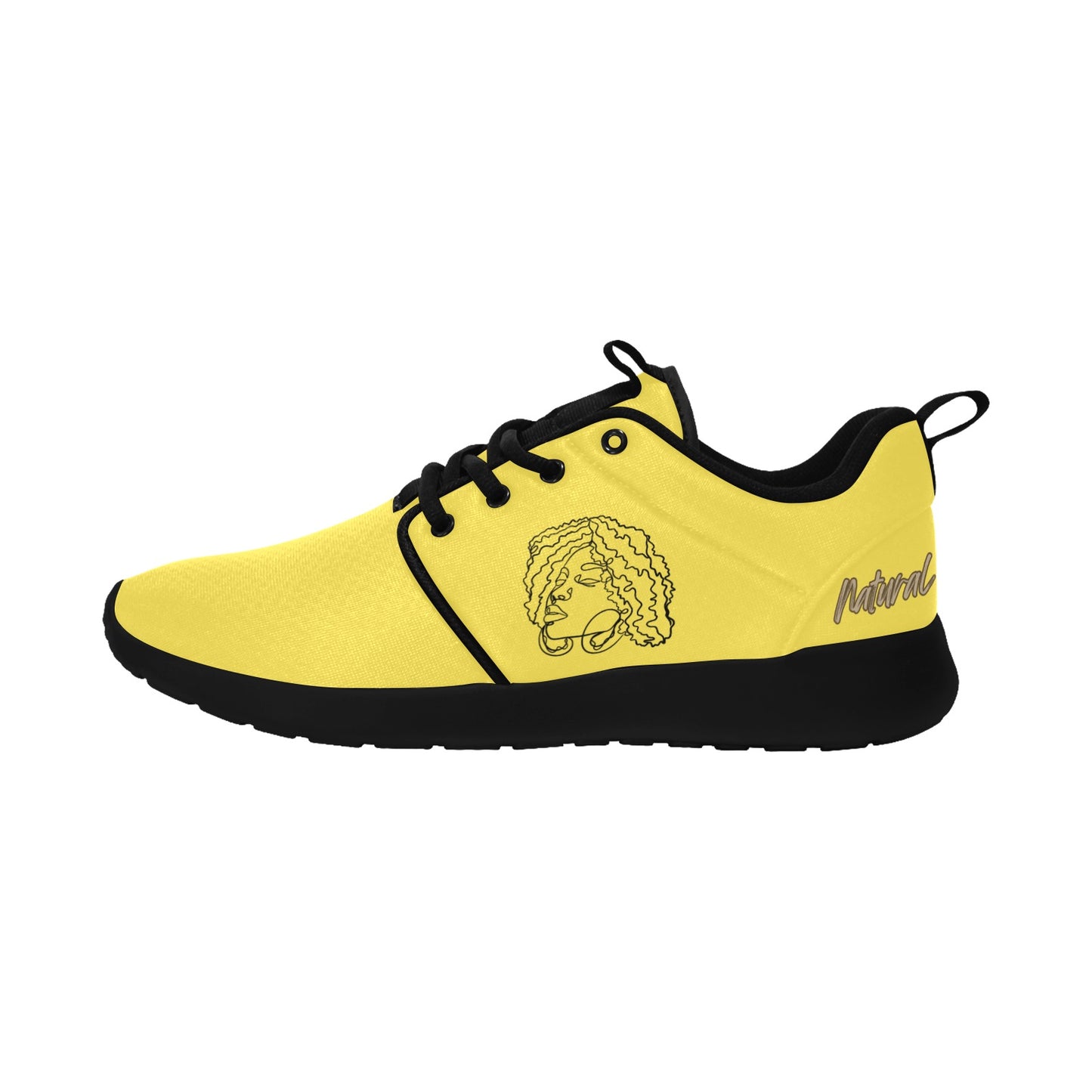 Natural Woman NATURALLY ME (BL) YELLOW w/ Black Sole Sneakers