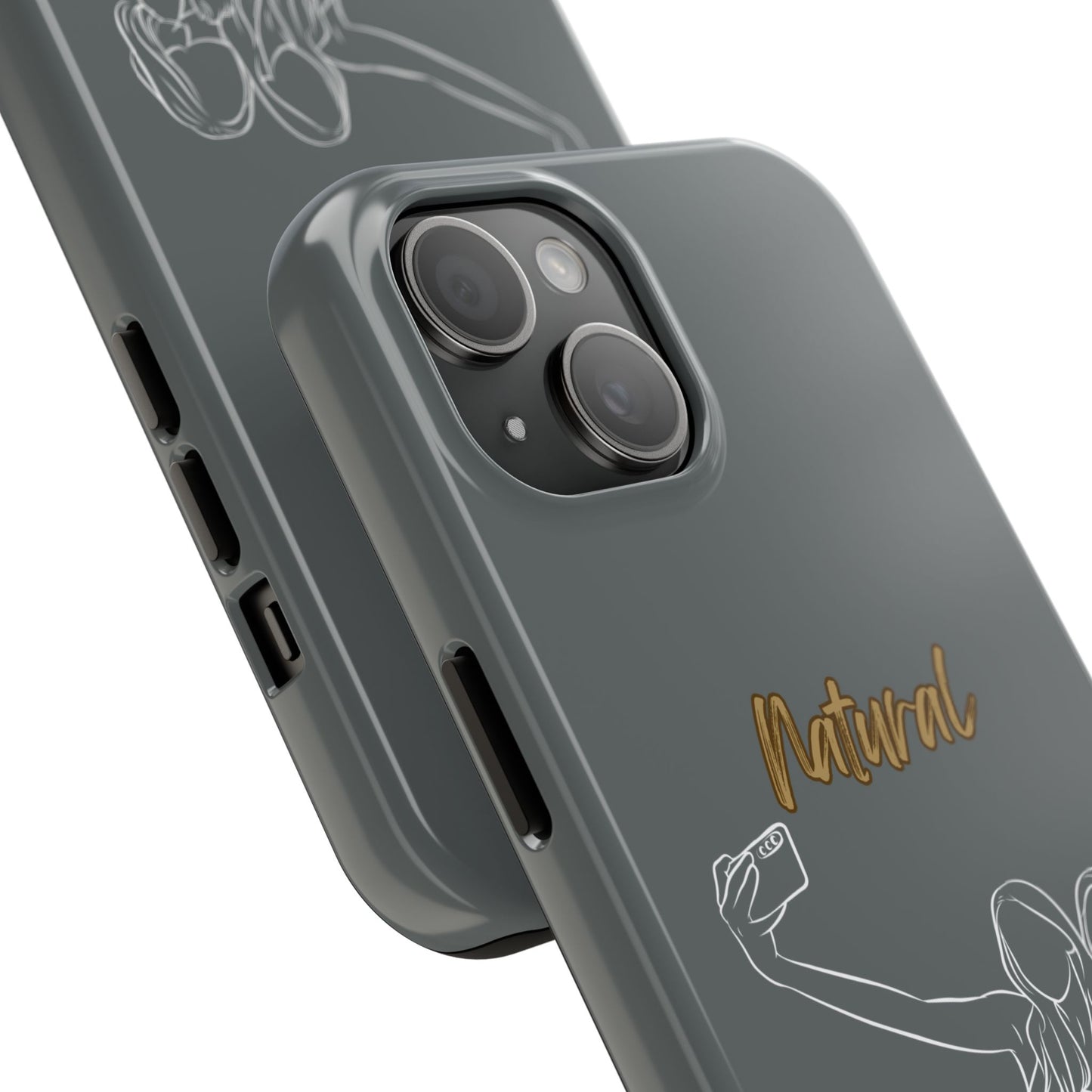 Natural Woman Friends Selfie (WL)Tough Phone Cases DARK GREY