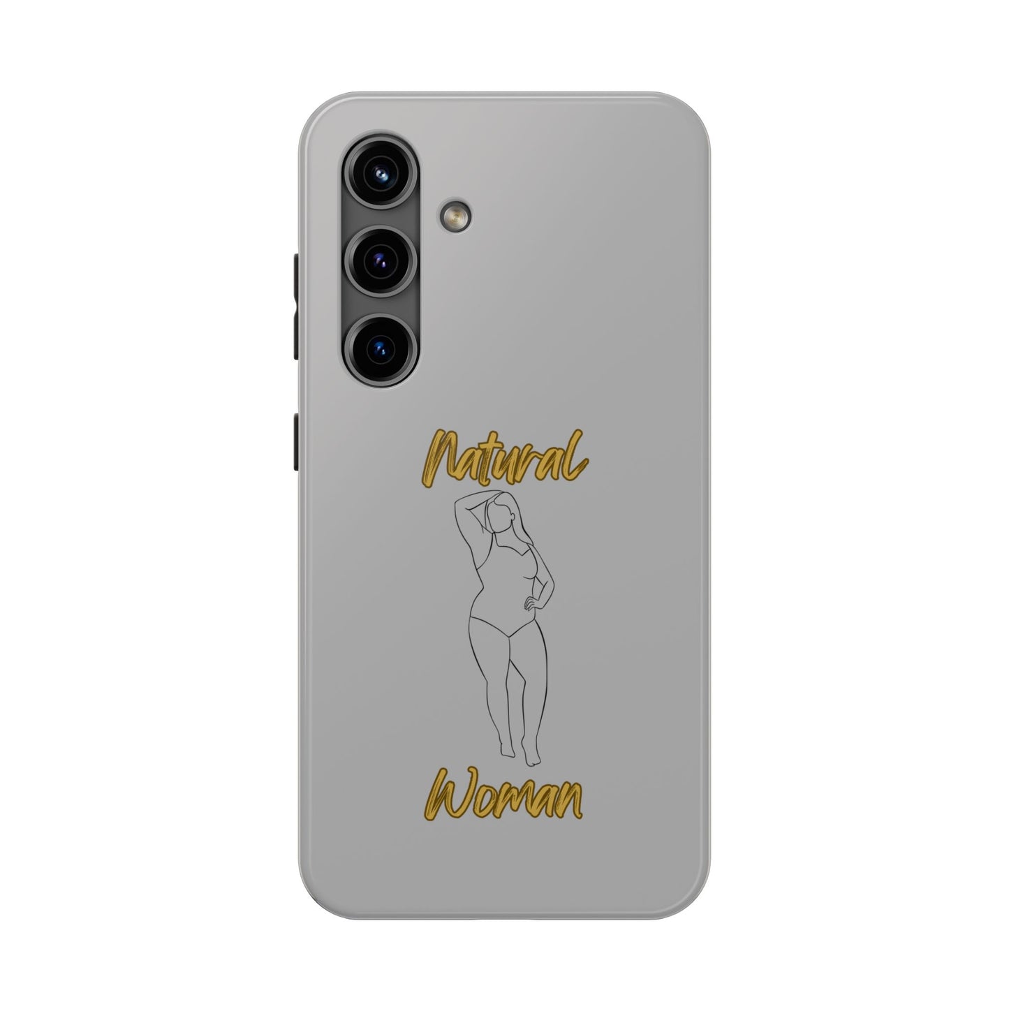 Natural Woman Looking Good (BL)Tough Phone Cases LIGHT GREY
