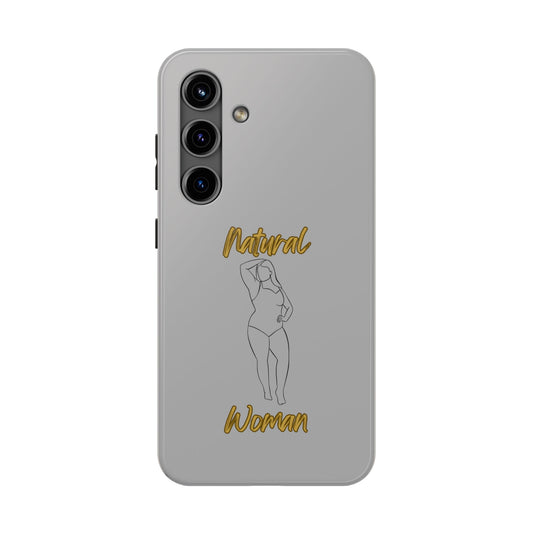 Natural Woman Looking Good (BL)Tough Phone Cases LIGHT GREY