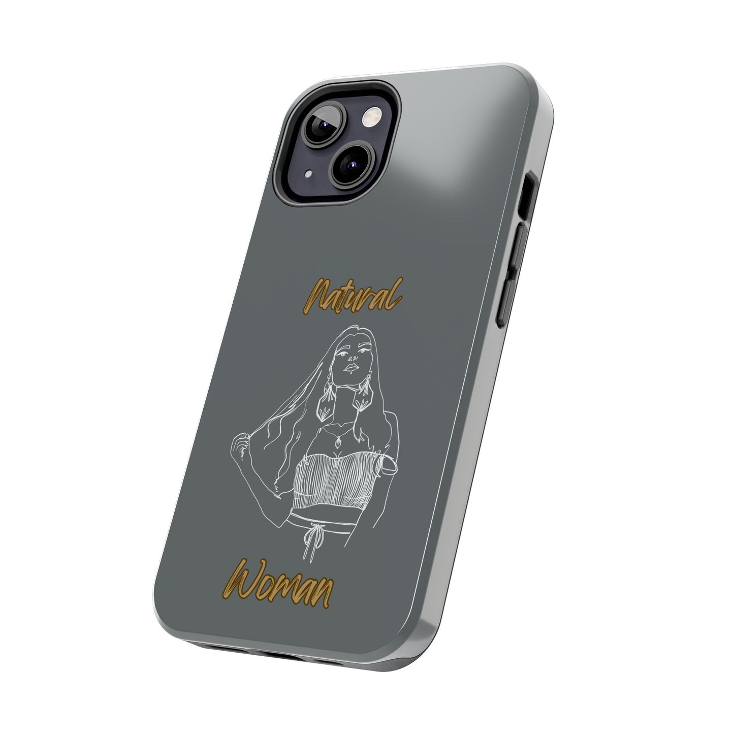Natural Woman Thinking (WL)Tough Phone Cases DARK GREY