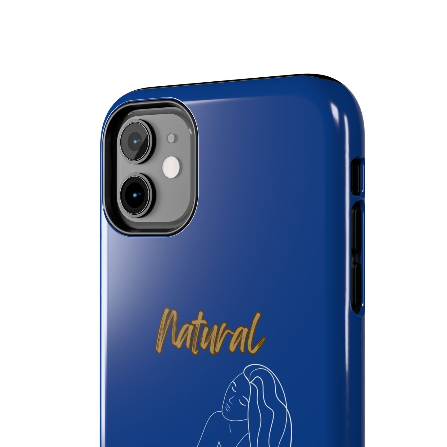 Natural Woman Beauty (WL) Tough Phone Cases DARK BLUE