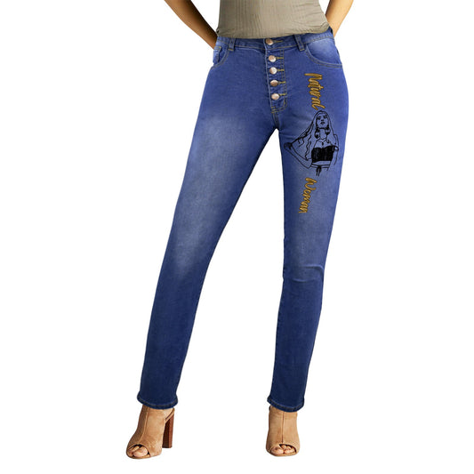 Natural Woman THINKING (BL) Crafted Women's Denim Jeans