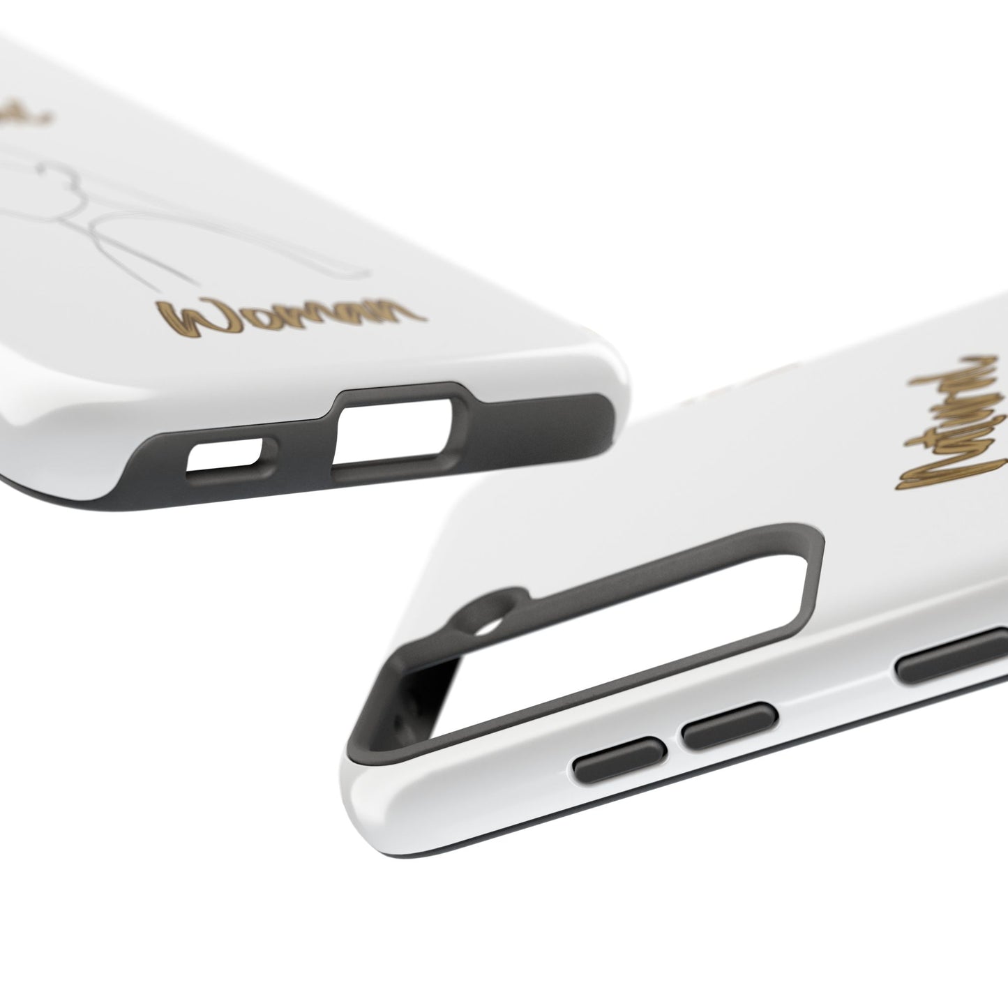Natural Woman Tilted Look (BL) Tough Phone Cases WHITE