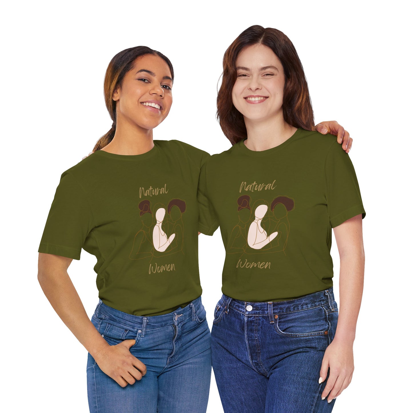 Natural Woman Friends Short Sleeve T-Shirt