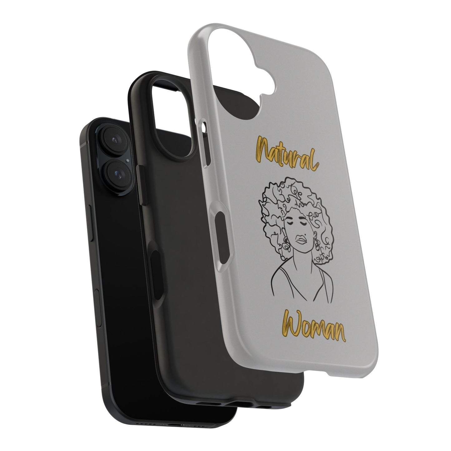 Natural Woman All About Me (BL)Tough Phone Cases LIGHT GREY
