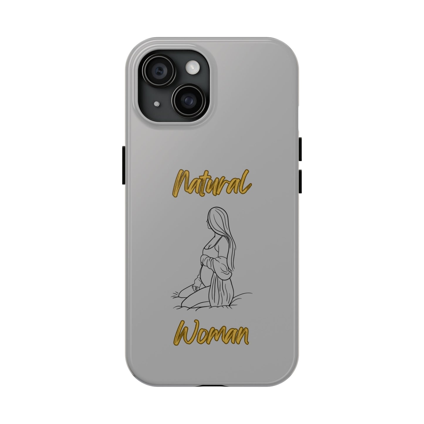 Natural Woman Expecting (BL)Tough Phone Cases LIGHT GREY
