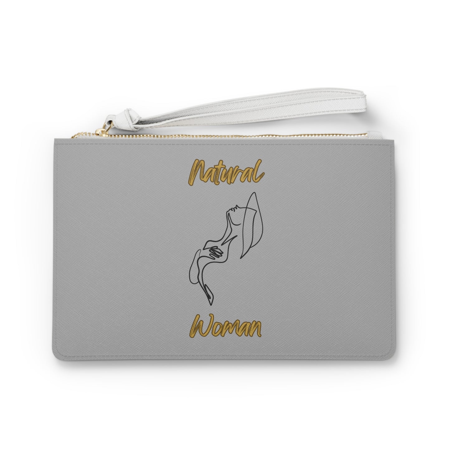 Natural Woman Free (BL) Clutch Bag LIGHT GREY