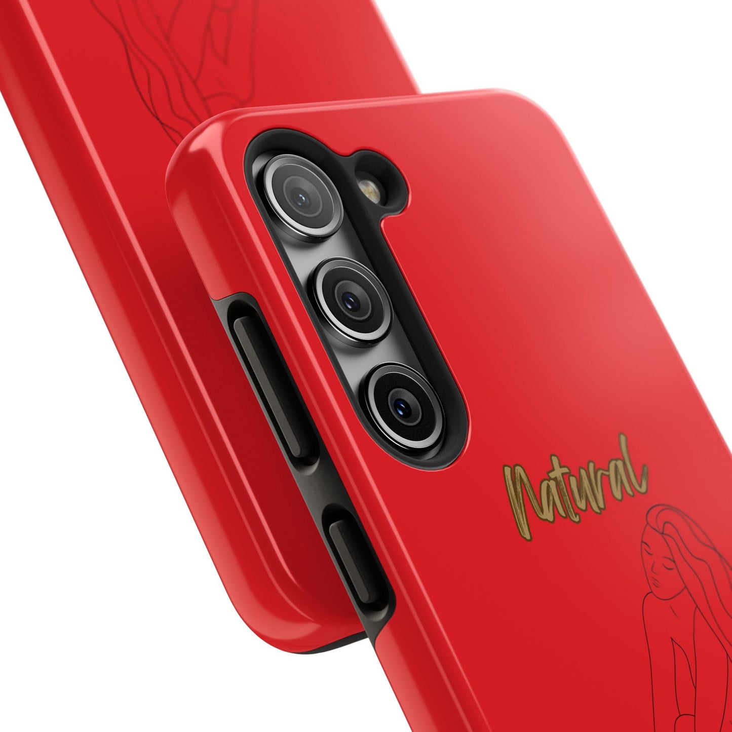 Natural Woman Beauty (BL) Tough Phone Cases RED