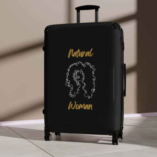 Natural Woman Spiral Flow (WL) Suitcase BLACK