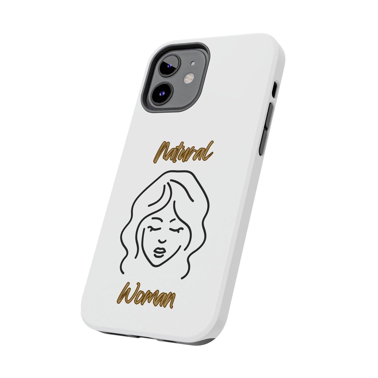 Natural Woman Modest (BL)Tough Phone Cases WHITE
