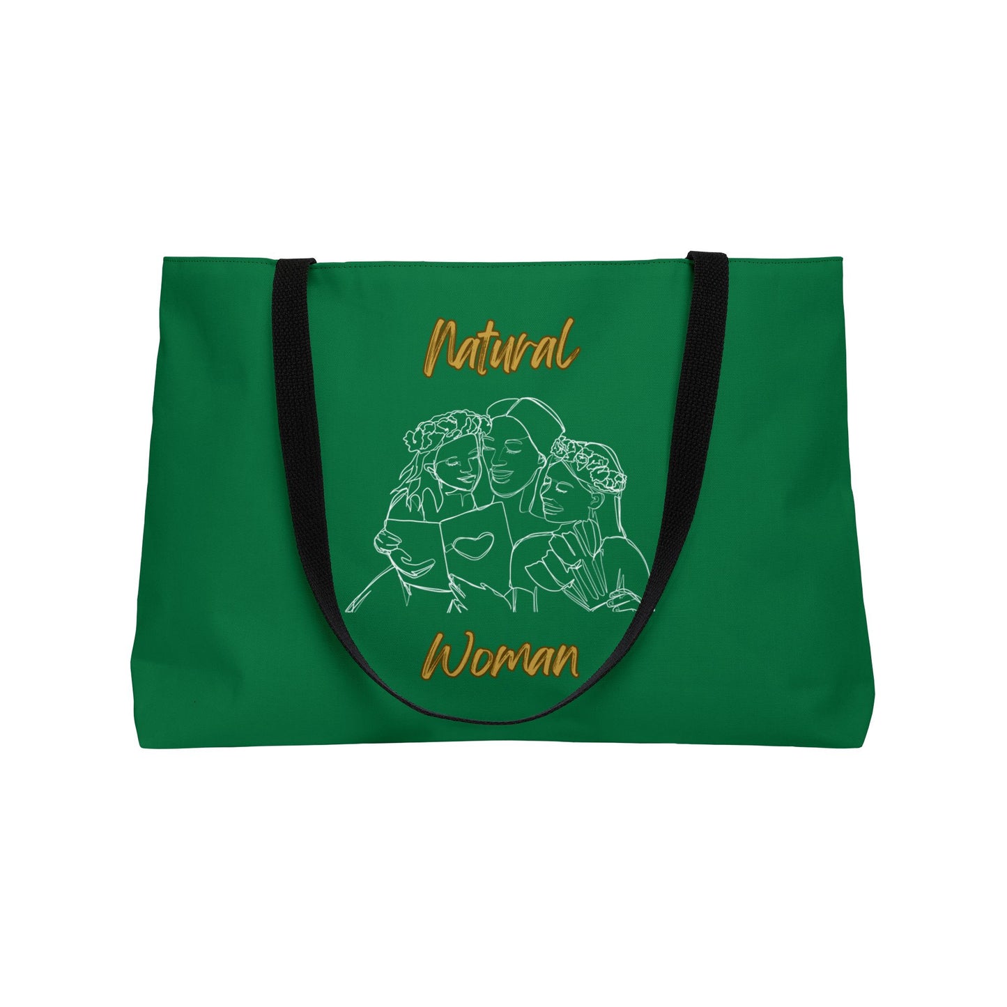 Natural Woman Me & My Girls (WL) Weekender Tote Bag DARK GREEN