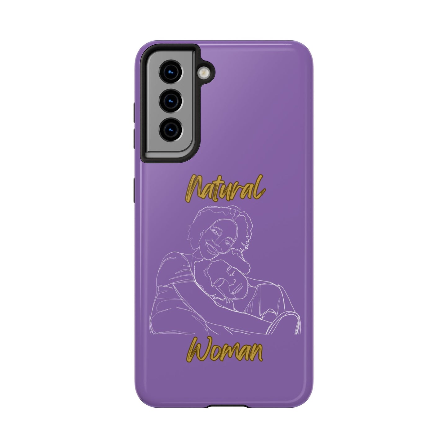 Natural Woman Loving Embrace (WL)Tough Phone Cases LIGHT PURPLE