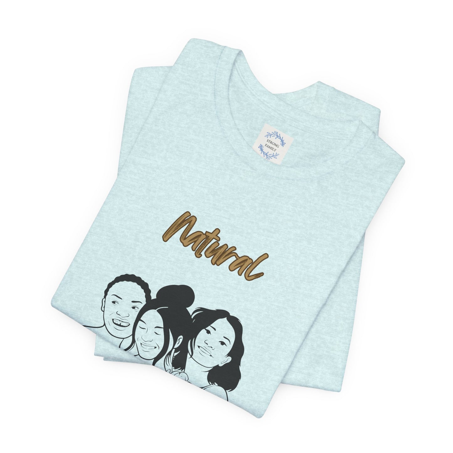 Natural Woman Laughing Friends (BL) Short Sleeve T-Shirt
