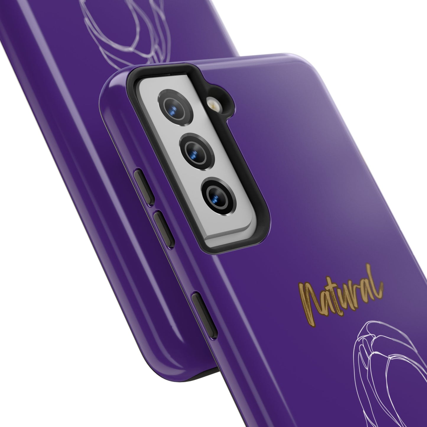 Natural Woman Towel Wrapped (WL)Tough Phone Cases PURPLE
