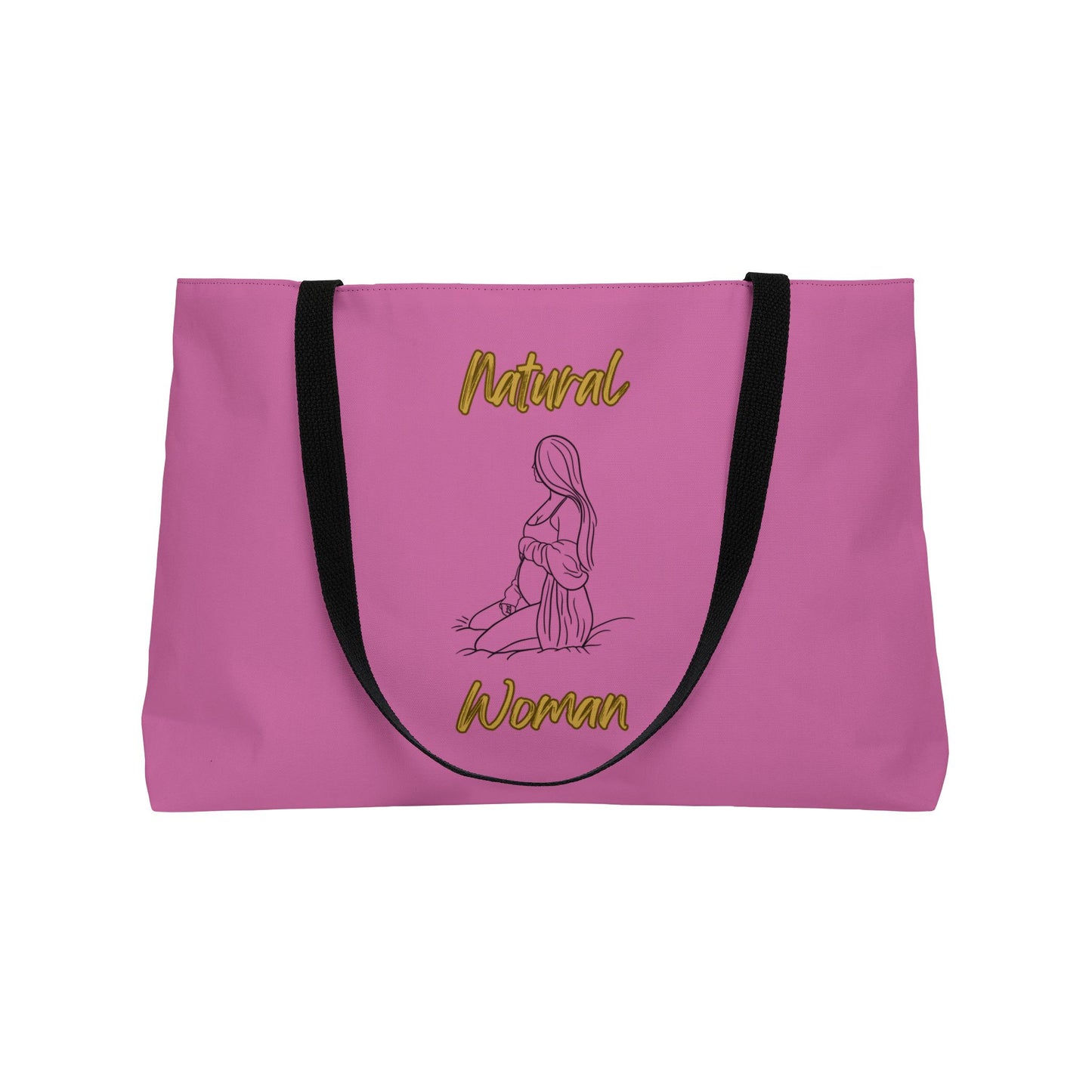 Natural Woman Expecting (BL) Weekender Tote Bag LIGHT PINK