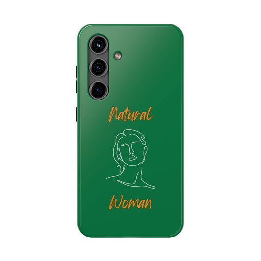 Natural Woman Hello (WL)Tough Phone Cases DARK GREEN