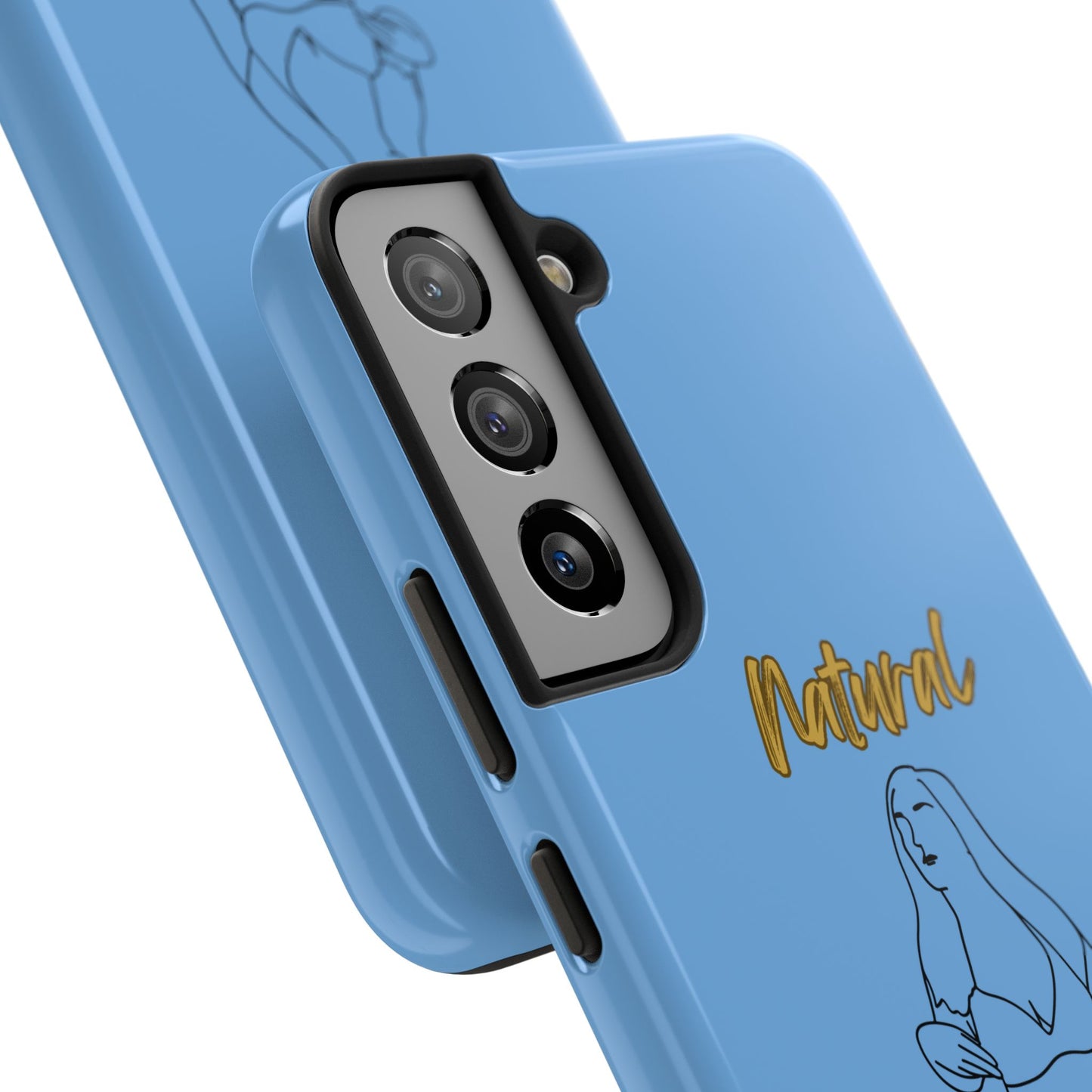 Natural Woman Full Beauty (BL)Tough Phone Cases LIGHT BLUE