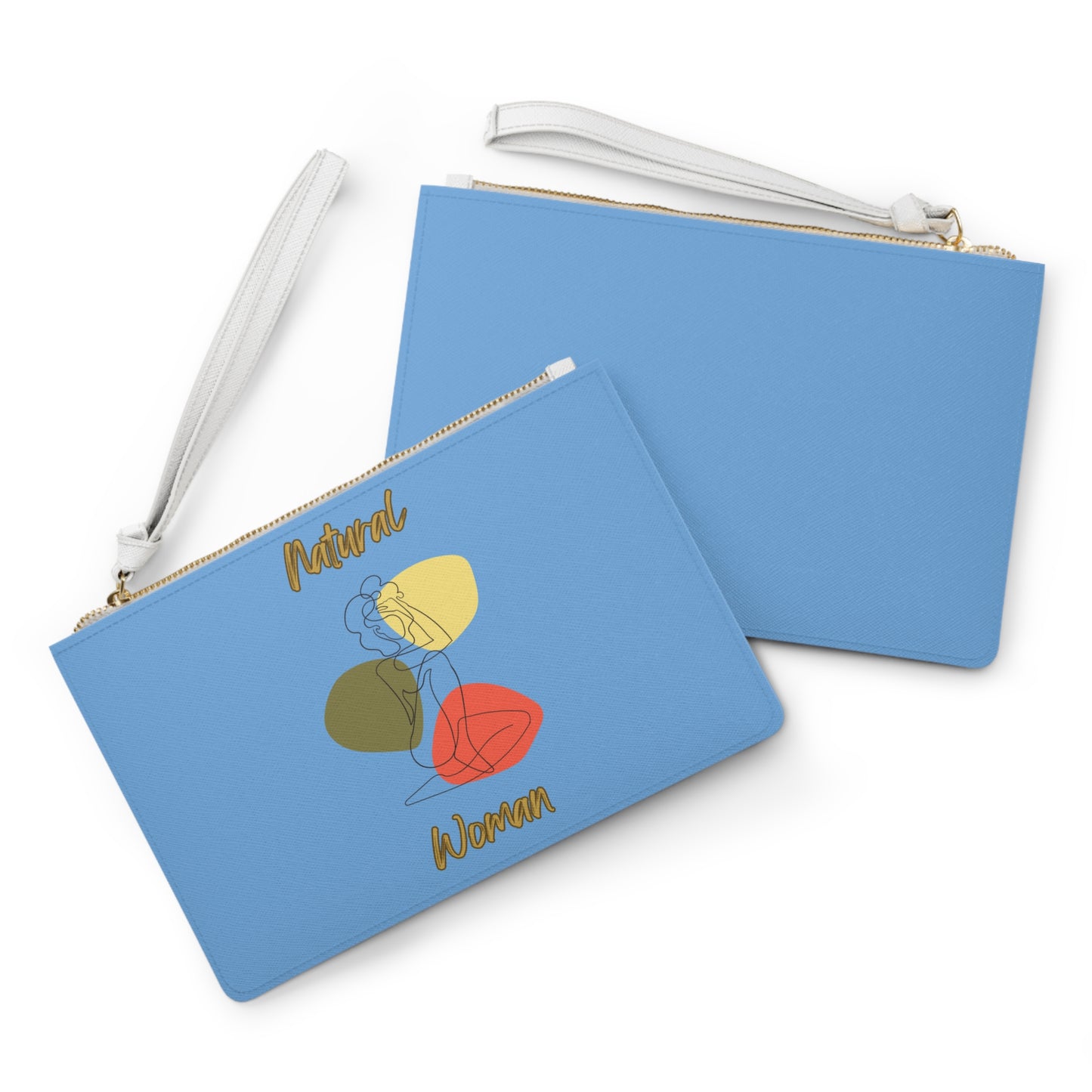 Natural Woman Colorful Pose (BL) Clutch Bag LIGHT BLUE