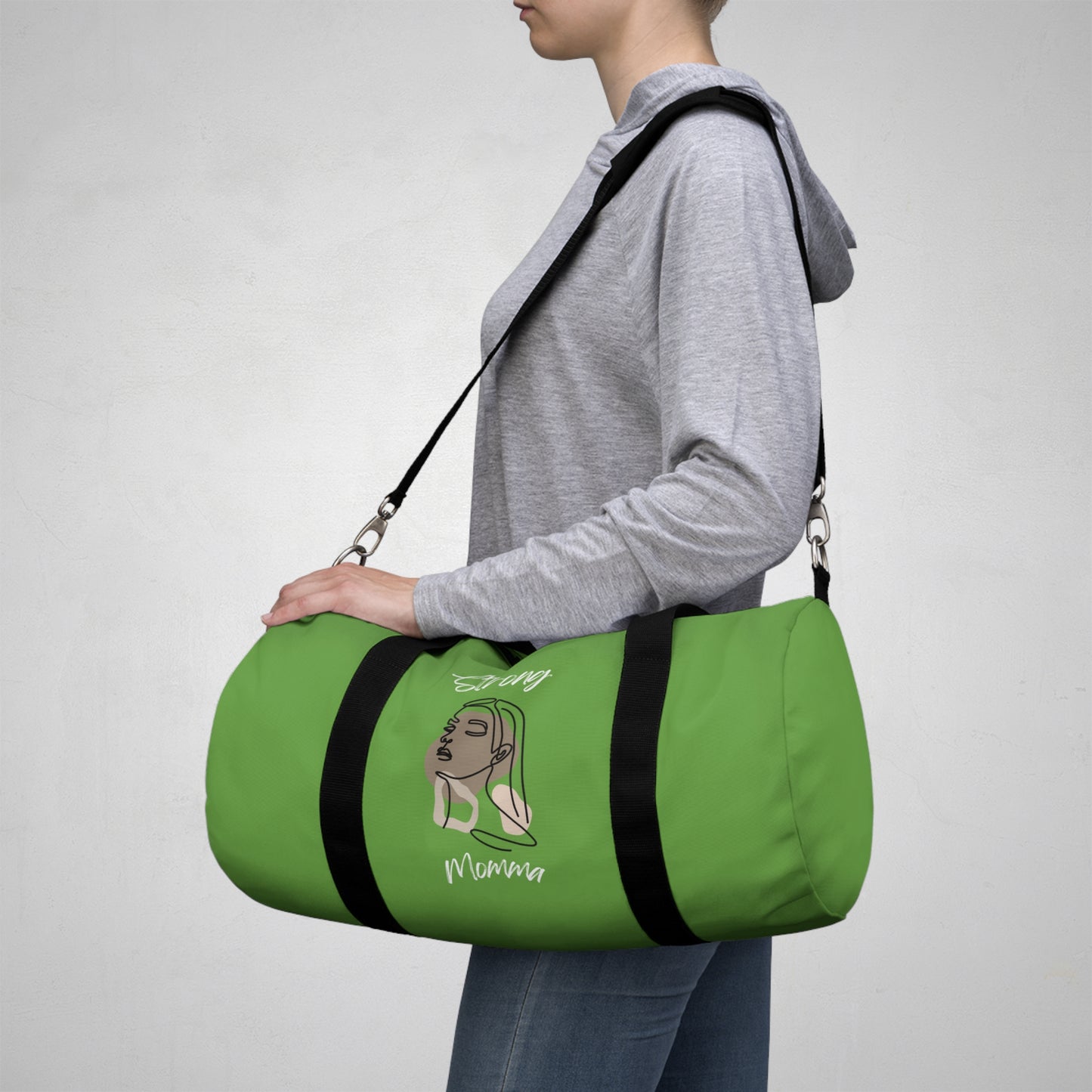 Strong Momma (WL) Duffel Bag GREEN