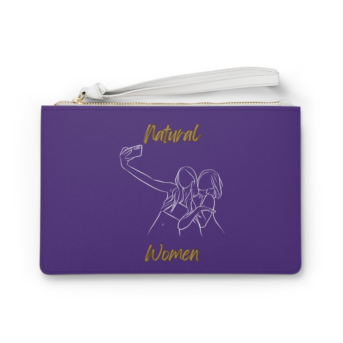 Natural Women Friends Selfie (WL) Clutch Bag PURPLE