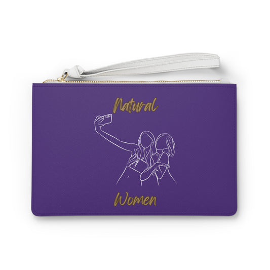 Natural Women Friends Selfie (WL) Clutch Bag PURPLE