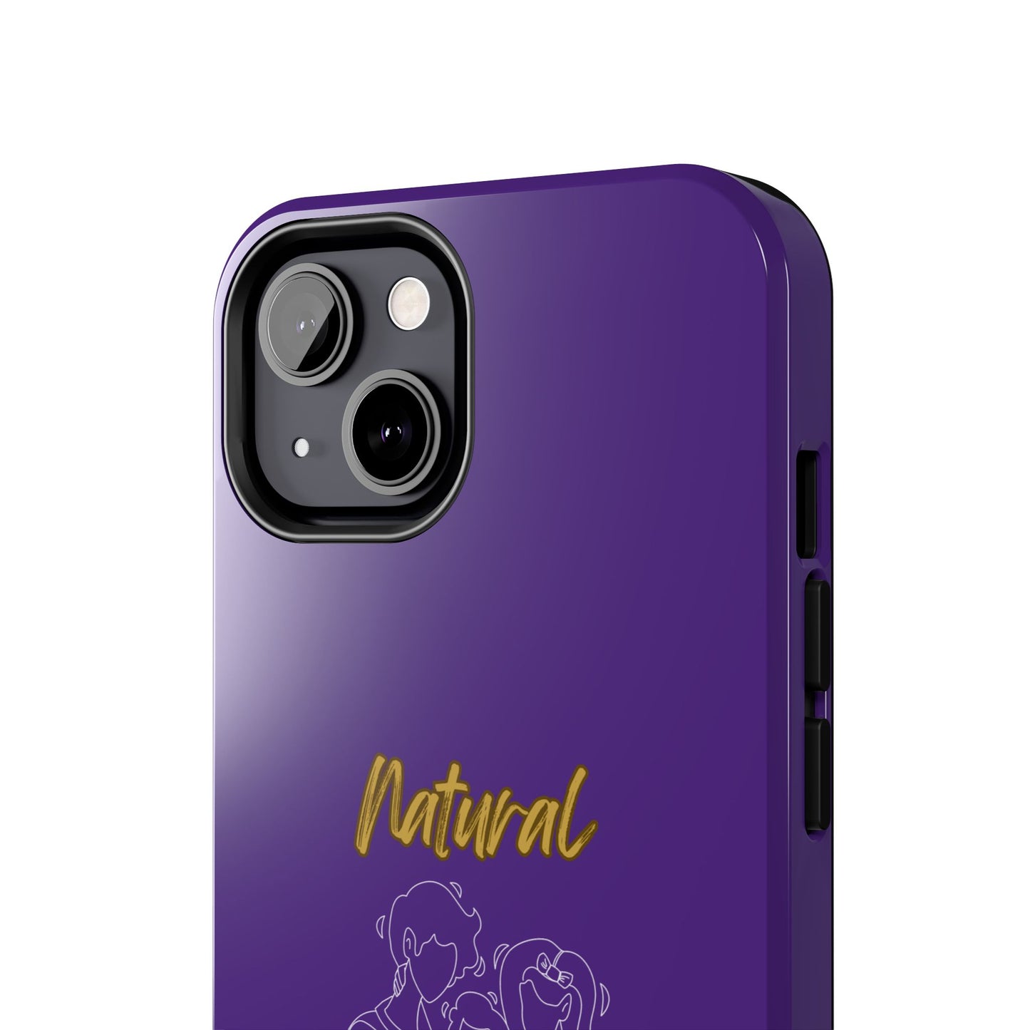 Natural Woman Bear Hugs (WL) Tough Phone Cases PURPLE