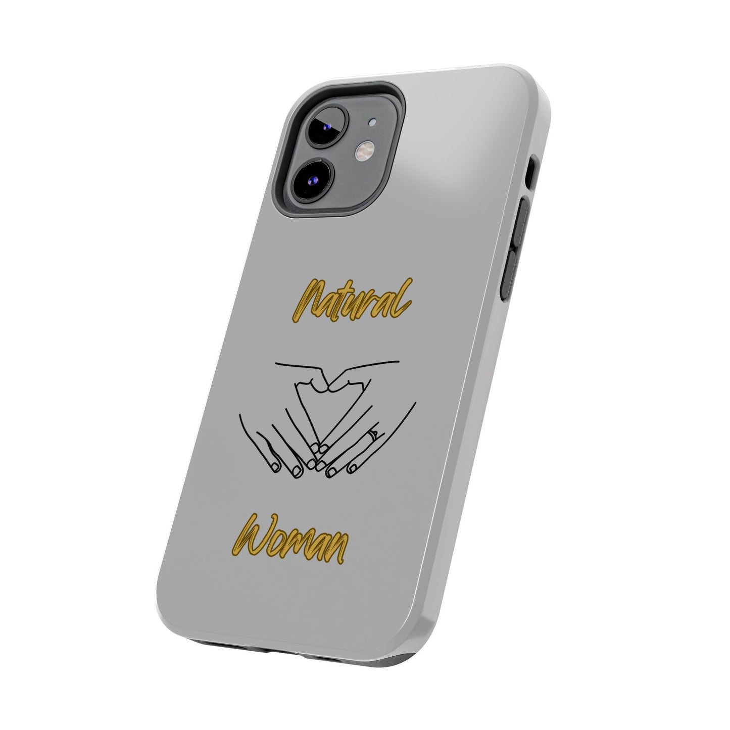Natural Woman I Love You (BL)Tough Phone Cases LIGHT GREY