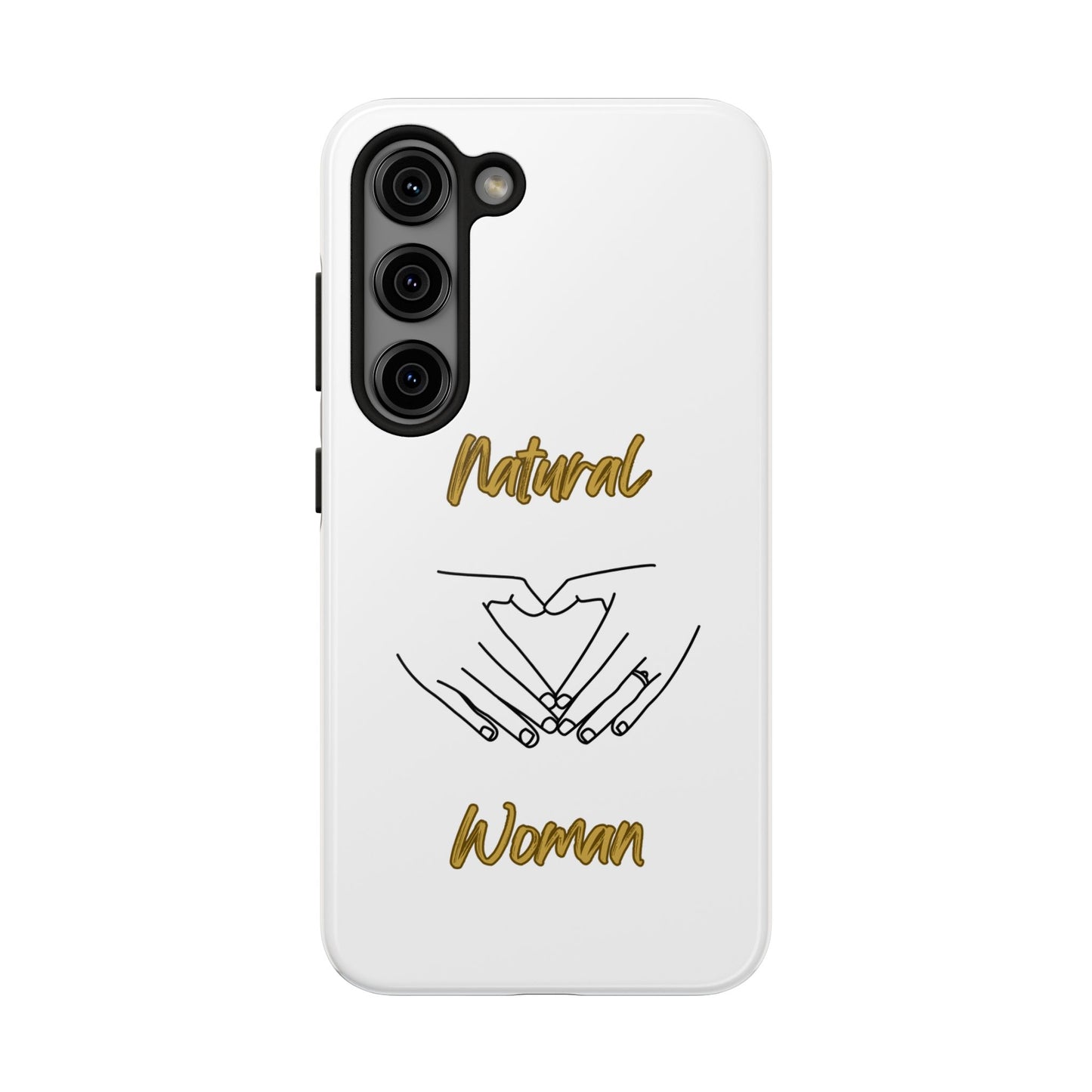 Natural Woman I Love You (BL)Tough Phone Cases WHITE