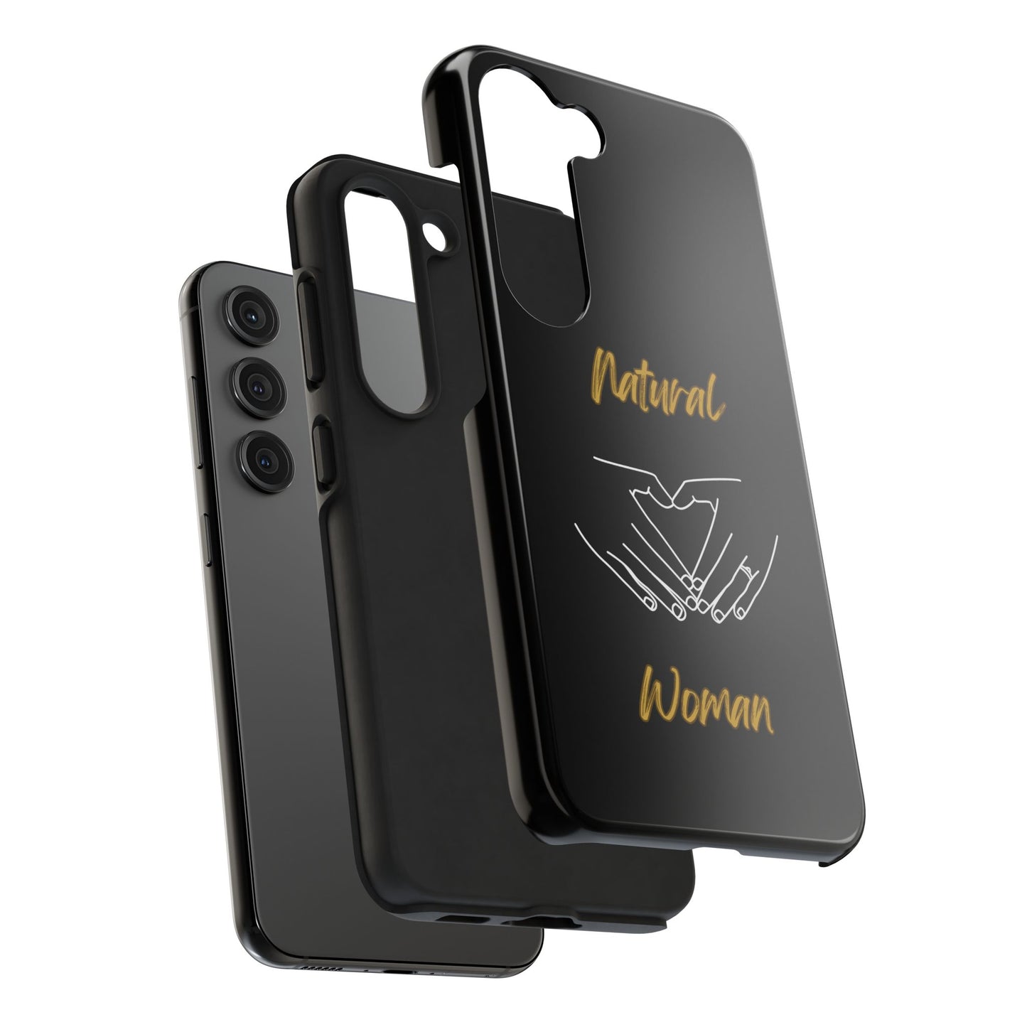 Natural Woman I Love You (WL)Tough Phone Cases BLACK